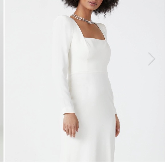 BCBGMAXAZRIA Faye Square Neck Evening Gown - Picture 2 of 3